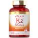 Carlyle Vitamin K2 Supplement 100 mcg | K2 MK-4 | 240 Capsules | Non-GMO & Gluten Free
