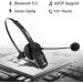 Conambo Bluetooth Headset V5.0 | Wireless Headset with Noise Cancelling Mic | 16Hrs Talktime | On Ear Headphone for Cell Phone, Trucker, Business, Home Office - Buy Online on GoSupps.com