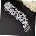 Ipetboom Pearl Hair Accessories Comb Bride Hair Clip Silver Barrettes Bridal Hair Clip Silver Hair Clips White Hair Accessories Alloy Wedding Bridesmaid Wedding Hair Comb - Buy Online on GoSupps.com