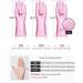 Alimat Plus Reusable Cleaning Gloves Latex Free - 3 Pack Medium Size for Dishwashing, Laundry, Gardening - Waterproof Household Gloves in Pink, White, Blue - Buy Online on GoSupps.com
