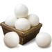 Natural Wool Dryer Balls White Laundry Balls Large Reusable Dryer Tumble Balls for Washing Pack of 6 - Buy Online on GoSupps.com