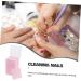 minkissy 2 Boxes Nail Wipes Cleaning Wipes Travel Wipes Gel Nail Polish Nail Polish Remover Nail Pads Polish Remover Pads Dip Powder Nail Remover Gel Polish Remover for Nails Cotton 4.80X4.80X0.10CM Pink - Buy Online on GoSupps.com