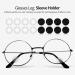Lurrose Jewelry 20 Pairs Silicone Eyeglass Ear Grips | Round Holders & Cleaning Cloth Comfortable Frame Grips for Eyeglasses | International Shipping Available - Buy Online on GoSupps.com
