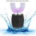 FDIT Waterproof Rechargeable U-Shaped Electric Toothbrush - Silicone Ultrasound Whitening Brush with 4 Modes (Black) - International Shipping Available - Buy Online on GoSupps.com