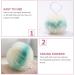 Buy 4pcs Stylish Bath Balls | Foaming Shower Tools | Bubble Makers & Scrubbers for Bathing - Buy Online on GoSupps.com