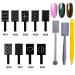 12 Pieces Nail Magnet Tool Set - MWOOT 3D Magnetic Cat Eye Pen for Nail Art - Professional Nail Polish Gel Tools - Buy Online on GoSupps.com