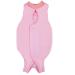 PopetPop Recovery Suit Sterilization Care Wipe Medicine Licking Licking After the Operation Wear Weaning and Warm Recovery cloth Suit for cat dogs - Length approx. 28cm (pink)