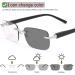Miryea Randlos Photochrome Bifocal Reading Glasses - UV400 Spring Hinge Blue Light Block Black 2.5x - International Shipping Available - Buy Online on GoSupps.com