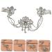 DOITOOL Hair Accessories Western Style Bride Zinc Alloy Rhinestones - Buy Online on GoSupps.com