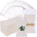 150 Pcs Hair Clip Display Cards with 150 Pcs Self- Seal Bags  Hair Bow Holder Cards Hair Barrettes Jewelry Display Holder White Cardboard for Selling