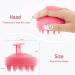 BEILAEEA Shampoo Brush Scalp Massager for Hair Growth & Dandruff Removal - Pink - Buy Online on GoSupps.com