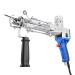 Kacsoo Cut Pile Tufting Gun  Electric Rug Tufting Gun Handheld Knitting Rug Gun(Blue Cut Pile) Gift for DIY  with 5-40 Stitches/Sec 100V-240V