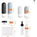 Aiqinu Travel Bottles Set - 8 Leakproof Silicone Bottles (60/90ml) for Shampoo & Cream - Refillable & BPA-Free - Buy Online on GoSupps.com