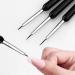 3 Pcs Fine Detail Nail Art Brush Set - Miniature Brushes for DIY Nail Art Design and Painting - Buy Online on GoSupps.com