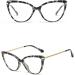 KDOQ TR90 Cat Eye Blue Light Blocking Glasses for Women - Anti Eyestrain Eyewear for Computer & Gaming - Stylish Leopard Design - Buy Online on GoSupps.com