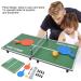 Qioni Portable Tennis Table | Folding Ping Pong Game Set for Indoor Mini Table Entertainment | Includes 2 Paddles and 2 Balls | Lightweight and Sturdy - Buy Online on GoSupps.com