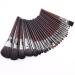 24-Piece Makeup Brush Set for Professionals | Portable Makeup Brushes with Bag | Studio Quality - White Star Design - Buy Online on GoSupps.com