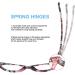 VISENG 4 Pack Cat Eye Spring Hinged Reading Glasses for Women - Fashionable Chic Readers +1.75 - Buy Online on GoSupps.com