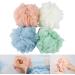 4 Pack Extra Large Bath Loofah Sponge Set - Mesh Pouf Scrubber for Shower, Pink White Blue Green - Buy Online on GoSupps.com