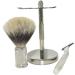 BGGIWY Men's 3-in-1 Razor Brush Set - Heavy Handle with Replacement Brushes for Effortless Grooming - Buy Online on GoSupps.com