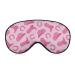 Pink Cowgirl Sleeping Mask Soft Sleepmask Adjustable Strap Eye Sleep Mask Light-Blocking Eye Covers for Sleeping Blindfold Eye Cover for Women Men Girls Boys Color