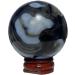 Natural Sphere Black Agate Crystals Balls Natural Gemstone QuartzSphere Fengshui Home Decoration 1pc (Color : 270-290g) - Buy Online on GoSupps.com