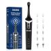 Saker Tooth Polisher 2 Set Replacement Polishing Brush Heads(12pcs) Included Rechargeable Tooth Polishing Kit Dental Teeth Polisher with LED Light 5 Speed Modes Waterproof