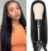 Xtrend 24Inch Headband Wig Long Straight Black None Lace Front Wig Glueless Headband Wigs Natural Looking Wig for Women Daily Use 1B# 24 Inch Straight headband wig 1B