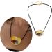 Oralgo's Elegant Oval Metal Necklace - Stylish Geometric Pendant with Adjustable PU Leather Cord - Silver Collarbone Chain Jewelry - Buy Online on GoSupps.com