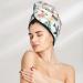 Hair Towel Wrap - Quick Drying Hair Turban with Button for Travel | Premium Hair Drying Towel - Buy Online on GoSupps.com