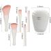 WUBAYI Convenient Makeup Brush Set-5 Pieces Daily Essential Makeup Brushes-Beauty Tools Grooming Full Set Makeup Brushes Shell 5-in-1 Mirror Brush Set lightweight and convenient for travel daily use - Buy Online on GoSupps.com