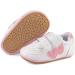 Cheerful Mario Baby First Walking Shoes | Soft PU Leather Prewalkers | Anti-Slip Sole | 12-18 Months | Pink - Buy Online on GoSupps.com