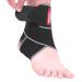 BESKEY Ankle Support Brace Adjustable Breathable Elastic Nylon Material Fit for Most Size Use for Sports Grey