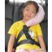 Kids Car Travel Pillow Car Seat Belt Cushion Child Head Neck Support Pillow Baby Seat Belt Protector Toddler Neck Pillow Headrest Boys Girls Travelling Sleeping Pillow For Car Seat Pushchair Train Pink Stripe
