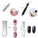 Umiup 8-Piece Magnetic Nail Art Tool Set - DIY 3D Cat Eye Gel Polish Pencil (Purple) | International Shipping - Buy Online on GoSupps.com