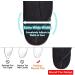 MEJORMEN Men's Diabetic Slippers - Adjustable House Shoes for Wide Swollen Feet - Black Stripe - Buy Online on GoSupps.com