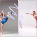 2pcs Sparkling Dance Ribbons for Gymnastics - 78.7 Inch Twirling Ribbons with Dancer Wand for Kids, Girls, Adults - Artistic Dancing Training & Party Favor - Buy Online on GoSupps.com