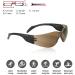 Swisseye Outbreak S Sports Glasses for Narrow Faces - 100% UVA/UVB/UVC Protection Lightweight & Durable - Black - Buy Online on GoSupps.com