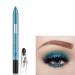 Eyeshadow Pen Crayon Waterproof Eyeshadow Stick Shimmer Cream Eye Shadow Pencil Lasting Waterproof And Not Blooming Pearlescent Eyeliner Pencil Create Glitter Eye Makeup (Lake Blue)