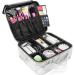 Marble Makeup Bag Travel Organizer | Waterproof Cosmetic & Jewelry Organizer (9.8x8.86x3.7 inches) - Buy Online on GoSupps.com