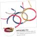 Amosfun 3Pcs bohemia to weave colored rope decorate bracelet Gift jade thread folk-custom Miss nationality Year of birth literature and art friendship Diamond Knot rope manual - Buy Online on GoSupps.com