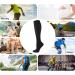 Hycoprot Compression Stockings - 3 Pairs for Men & Women | 15-20 mmHg Support Socks for Fitness Running Cycling & Travel | Black L-XL - Buy Online on GoSupps.com