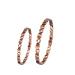 Magnetic therapy arthritis copper jewelry for women 3500 Gauss-Magnette therapy effectively relieves arthritis and wrist pain combination of fashion and health (bracelet+foot chain) (B)