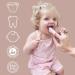 Ali+Oli Baby Oral Care Set (Blush) - Dual-Sided Finger Toothbrush, Tongue Cleaner, Protective Case - BPA-Free, Phthalate-Free, Lead-Free, Cadmium-Free, PVC-Free - Food-Grade Baby Care Products - Buy Online on GoSupps.com