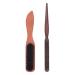 Grooming Beard Brush Durable 2 Pack Ergonomic Beard Cleaning Brush with Soft Bristles for Men