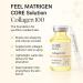 FEEL MATRIGEN Collagen 100 Ampoule Skin Elasticity & Anti-Aging Serum for Fine Lines and Wrinkles 30mL + Needleless Syringe - Buy Online on GoSupps.com
