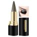 Zankie Long Lasting Gel Eyeliner - Quick Dry Matte Eyeliner | Silver/Grey/Brown/Black Eyeliner Pencil Water Resistant Natural Black Cream Eyeliner Pencil