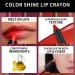 Oulac Purple Lip Gloss Lipstick - Moisturizing Tinted Lip Balm Makeup with Semi-Gloss Finish | Creamy Lip Crayon for Dry Lips | 2.48g Purple (05) M06+M07+M14 - Buy Online on GoSupps.com