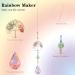 Chakra Healing Crystal Stone Sun Catcher Tree of Life Pendant - Natural Quartz Gemstone Rainbow Maker for Windows - Spiritual Gift for Women - Buy Online on GoSupps.com