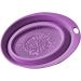 Piomoner Makeup Brush Cleaner Mat | Makeup Brush Cleaner Tools - Silicone Cleaning Bowl Makeup Brush Cleaner Washing Tools for Makeup Eggs Purple - Buy Online on GoSupps.com